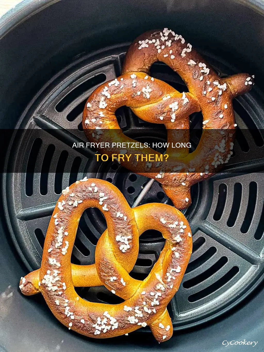 how long do you put pretzels in the air fryer