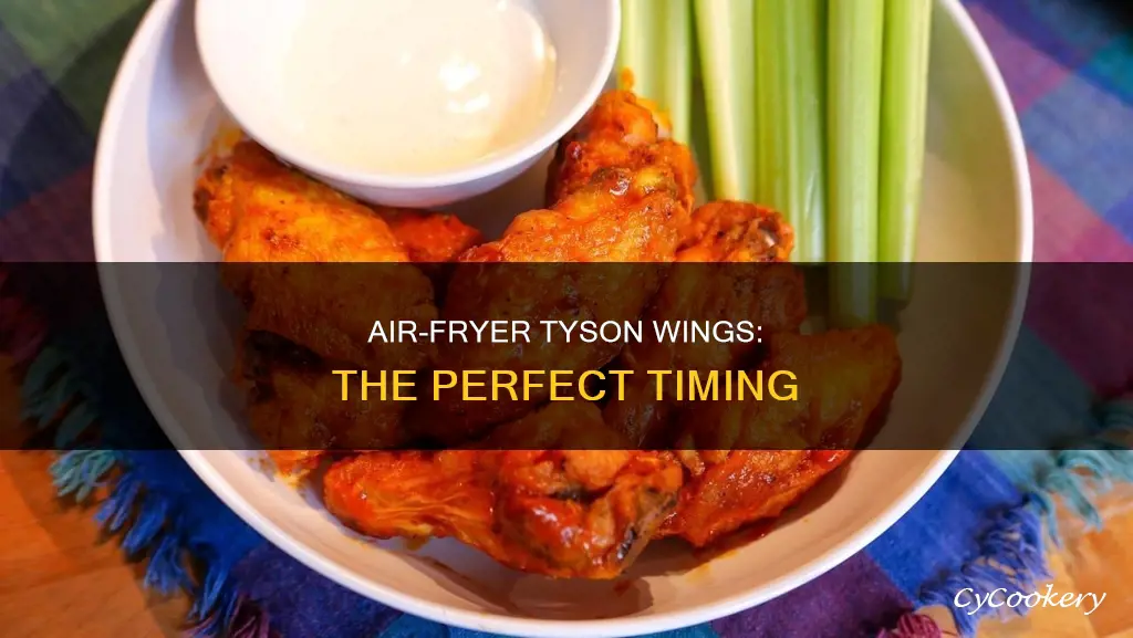 how long do you put tyson wings in air fryer