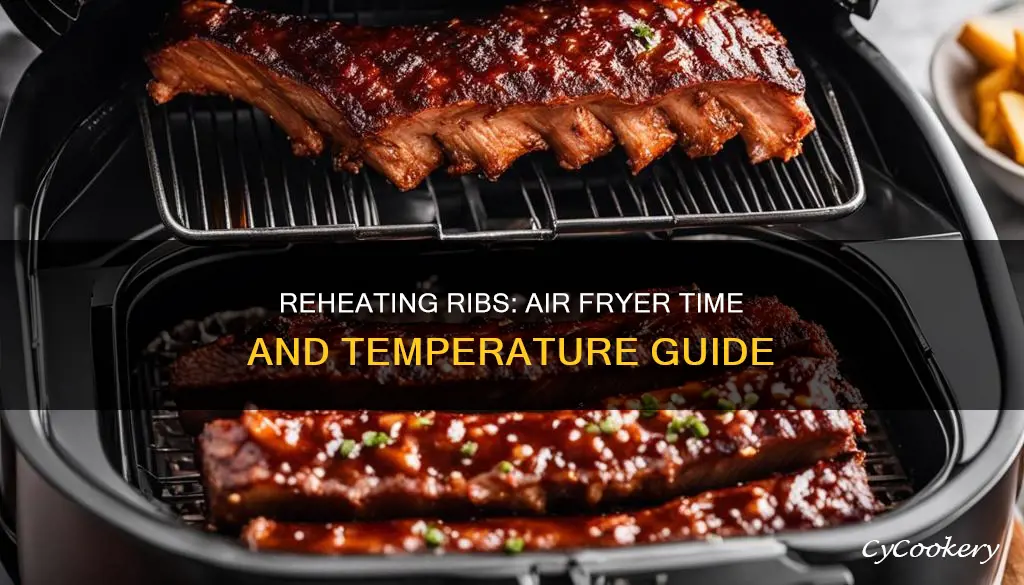 how long do you reheat ribs in an air fryer