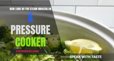 Steaming Broccoli: Pressure Cooker Timing and Techniques