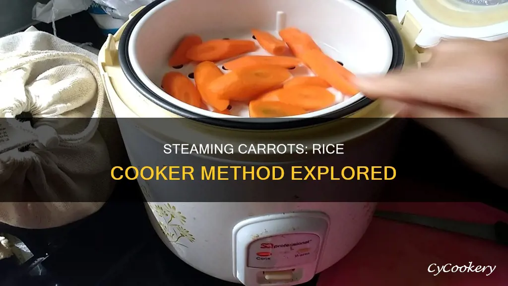 how long do you steam carrots in a rice cooker