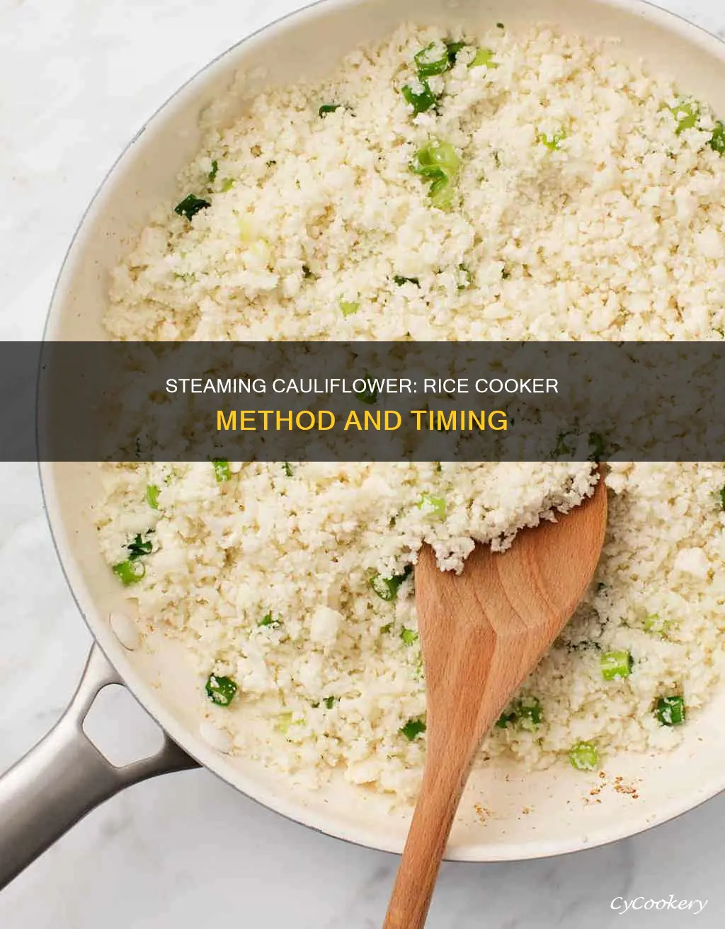 how long do you steam cauliflower in a rice cooker