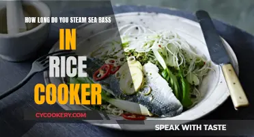 Steaming Sea Bass in a Rice Cooker: How Long?