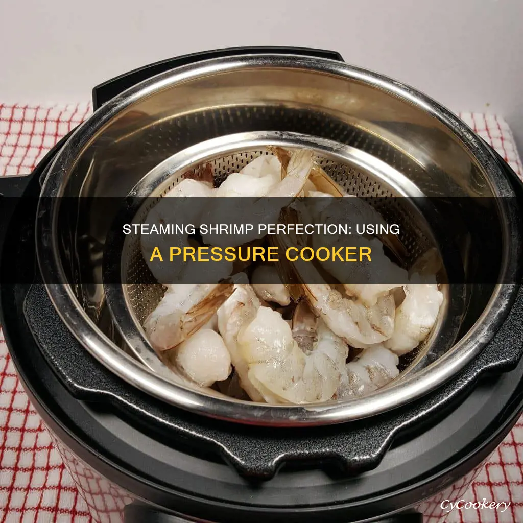 how long do you steam shrimp in a pressure cooker