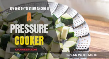 Steaming Zucchini: Pressure Cooker Timing and Techniques