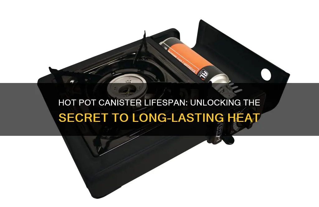 how long does a hot pot canister last