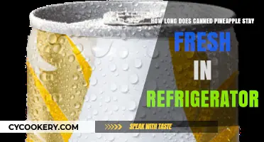 Canned Pineapple Shelf Life: How Long Does It Stay Fresh in the Fridge?