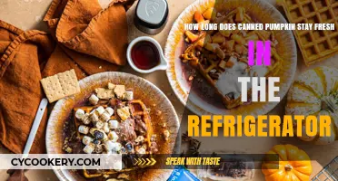 Canned Pumpkin Shelf Life: How Long Does It Stay Fresh in the Fridge?