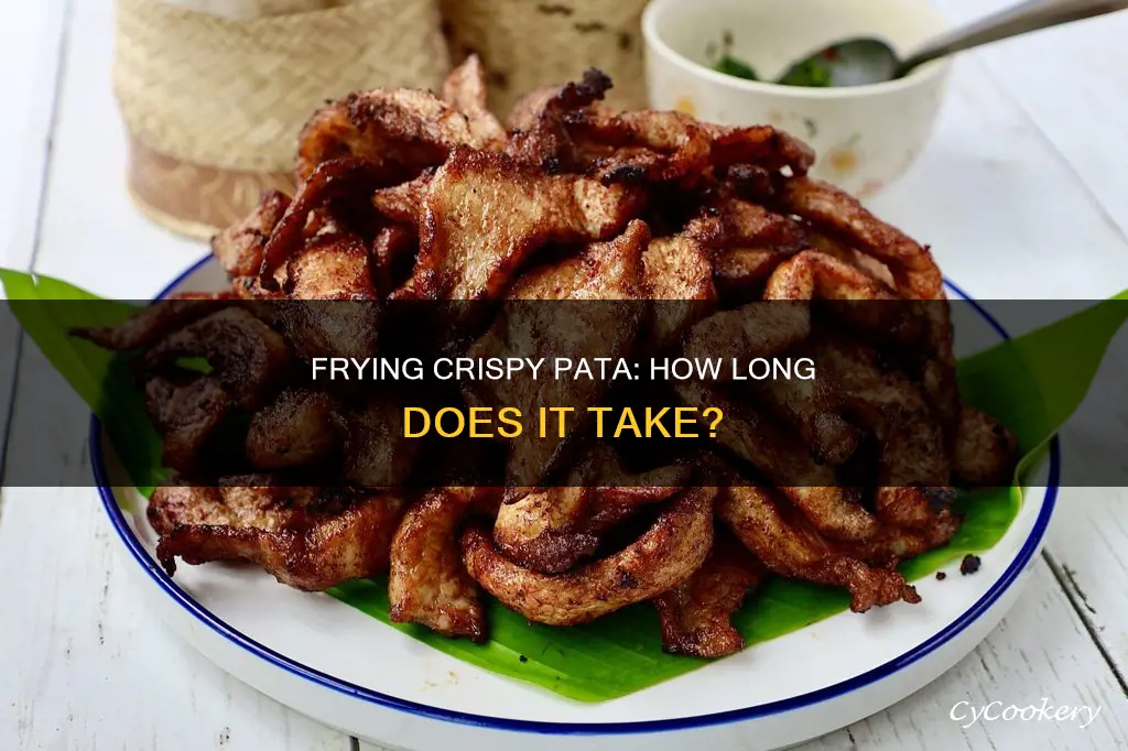 how long does crispy pata cook in the deep fryer