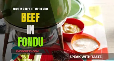 Beef Fondue: Cooking Time for Meat Perfection