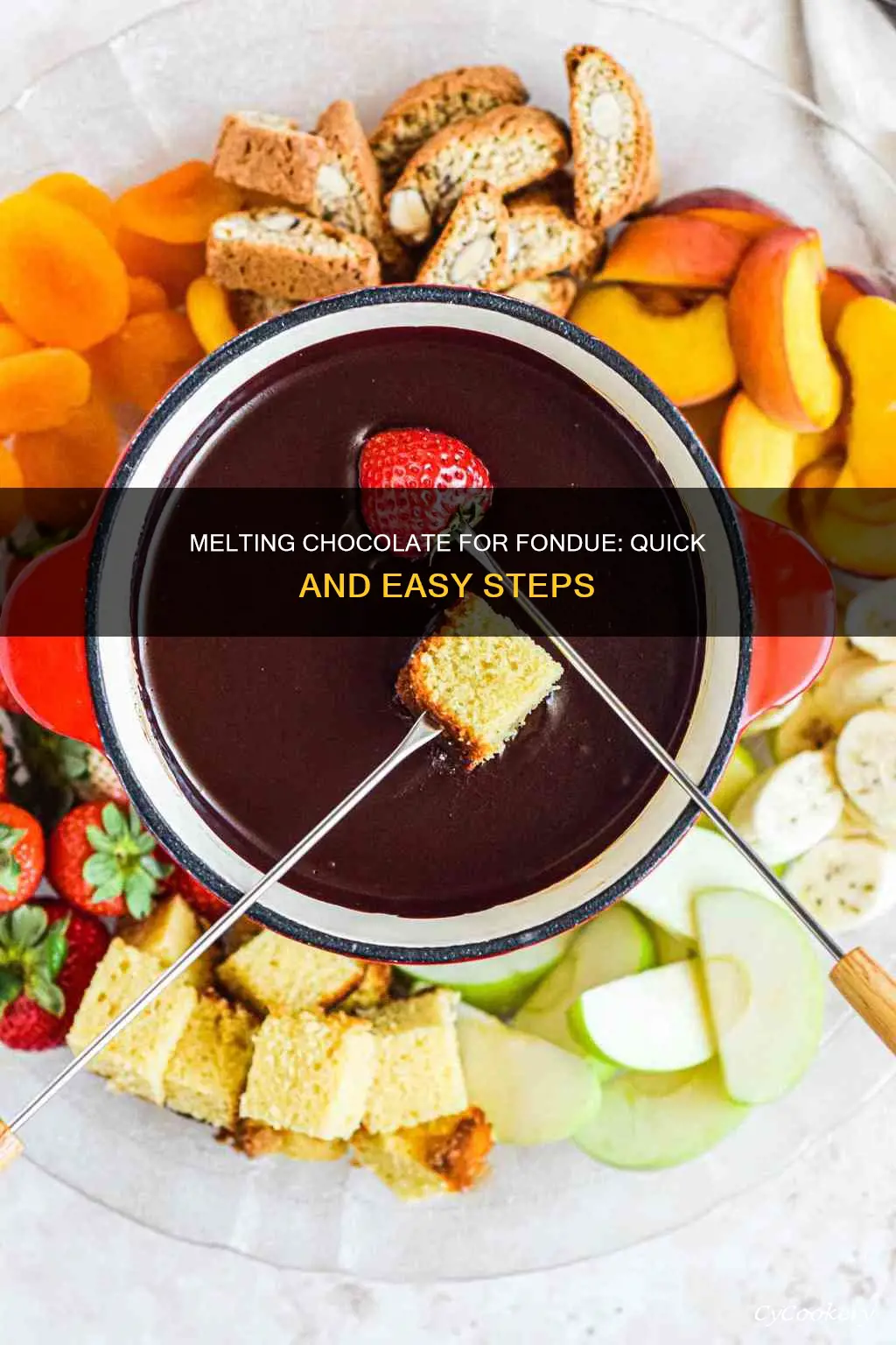 how long does it take to melt chocolate for fondue