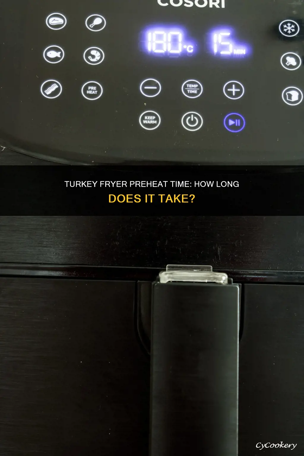 how long does it take to preheat a turkey fryer