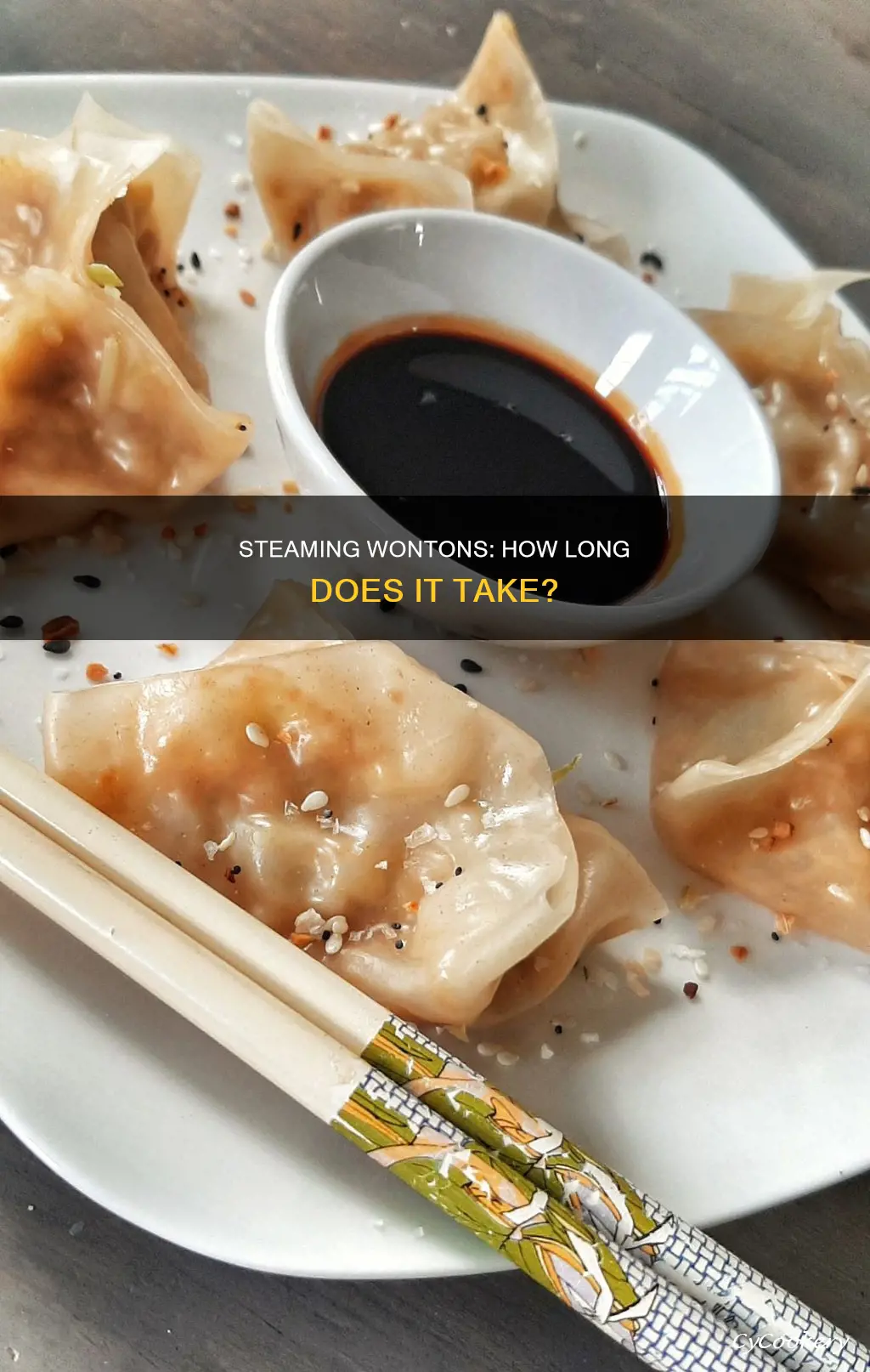 how long does it take wontons to cook in steamer