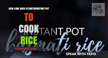 Instant Pot Rice: How Long Does It Take?