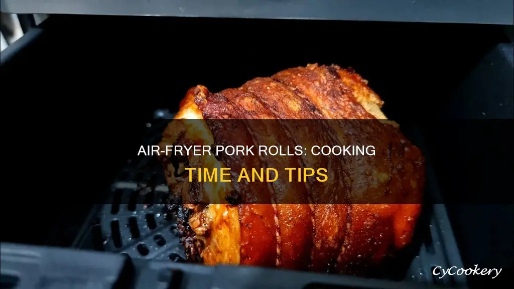 how long does pork rolls take in air fryer