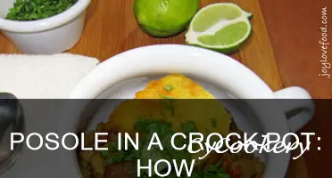 how long does posole take to cook in crock pot