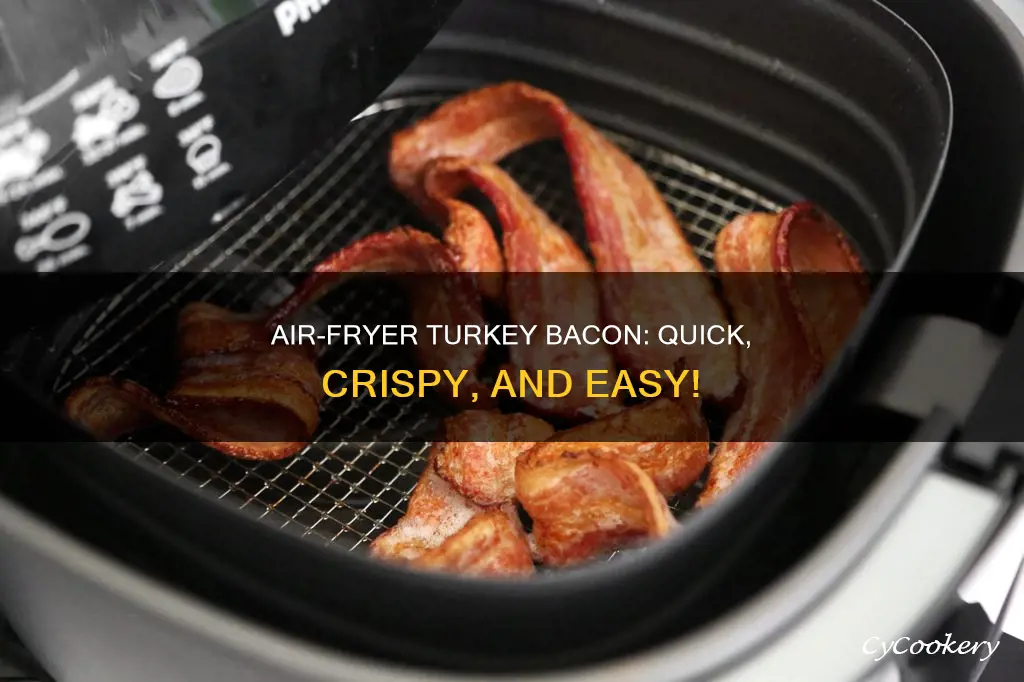 how long does turkey bacon take in air fryer