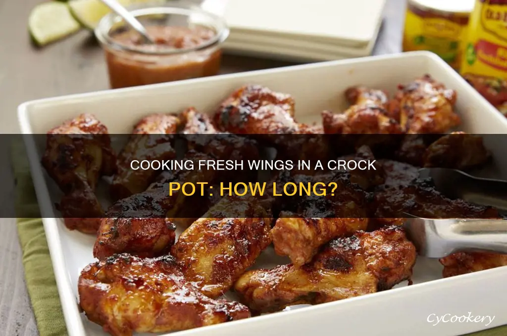 how long donyiu cook fresh wings in a crock pot