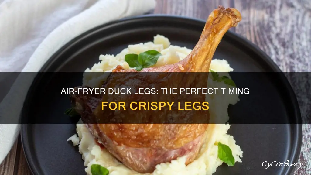 how long duck legs in air fryer