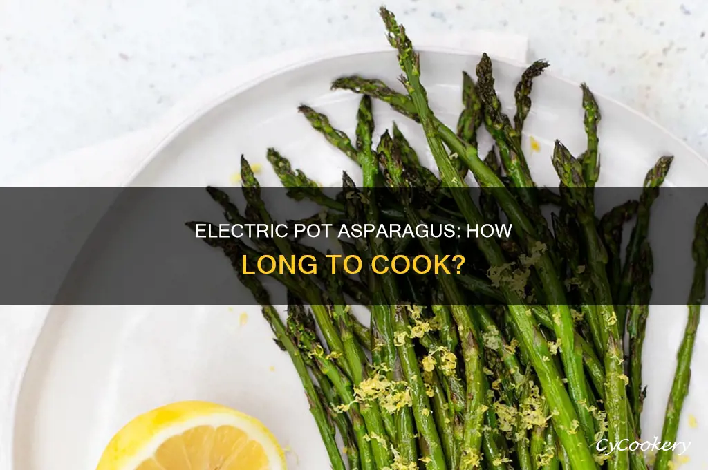 how long electric pot cook asparagus