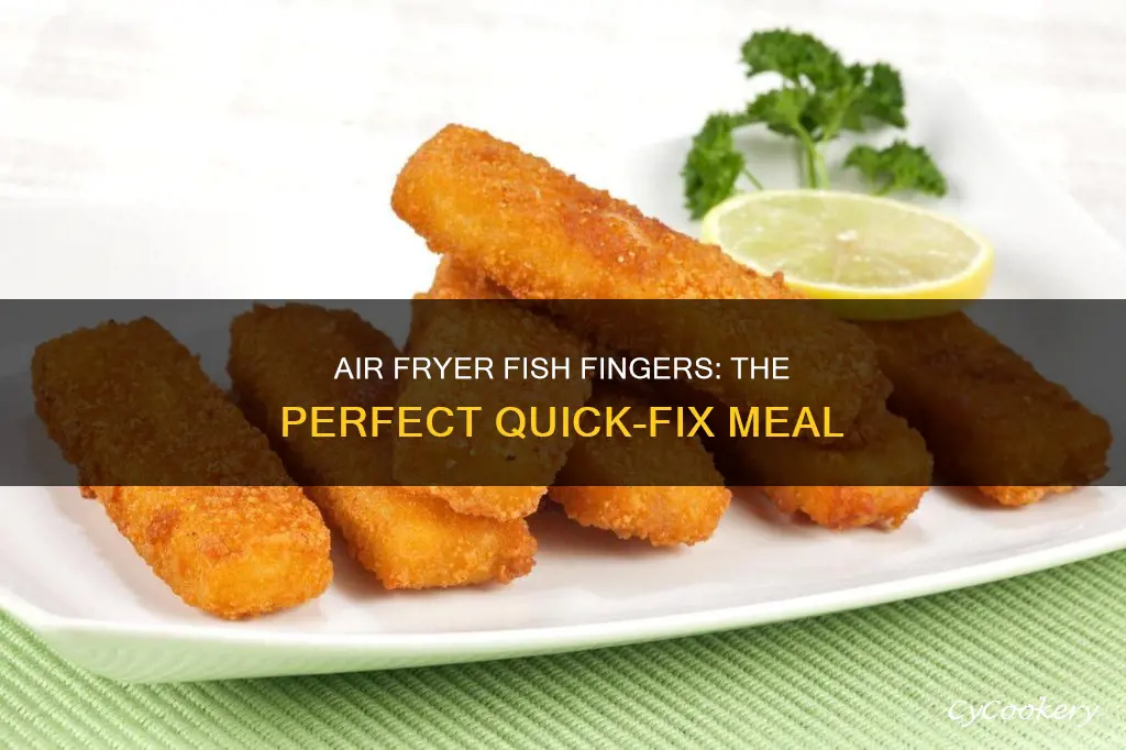 how long fish fingers air fryer