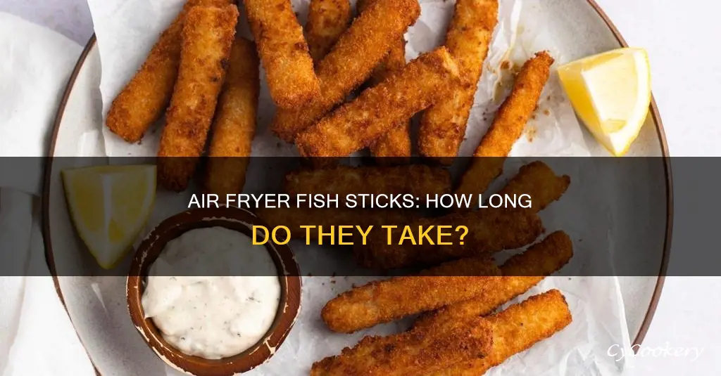 how long fo rfish stick in air fryer