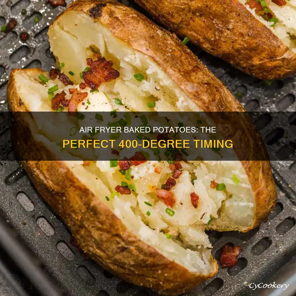 how long for baked potatoes in air fryer at 400