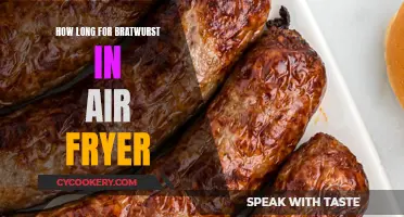 Air Fryer Bratwurst: Quick, Crispy, and Delicious