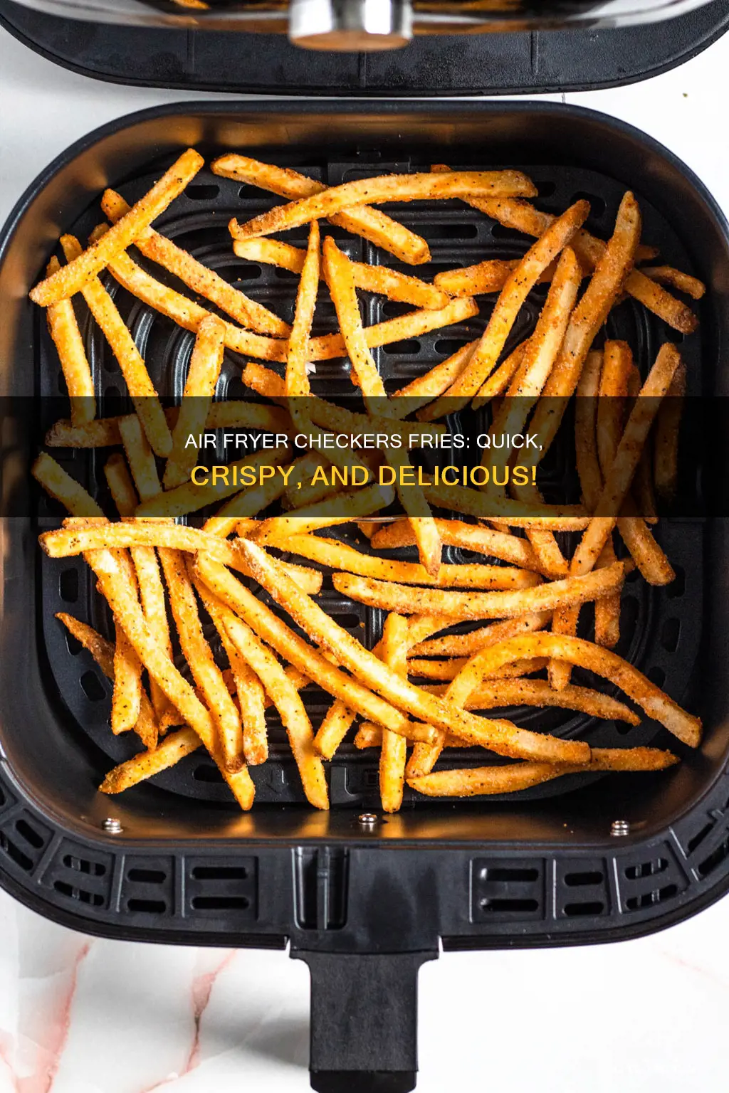 how long for checkers fries in air fryer