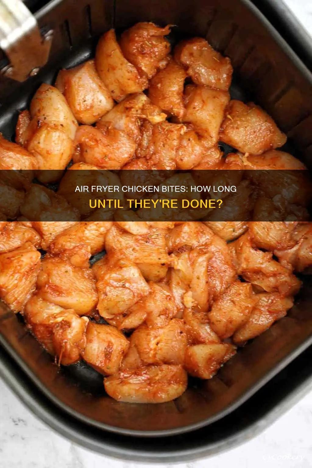 how long for chicken bites in air fryer