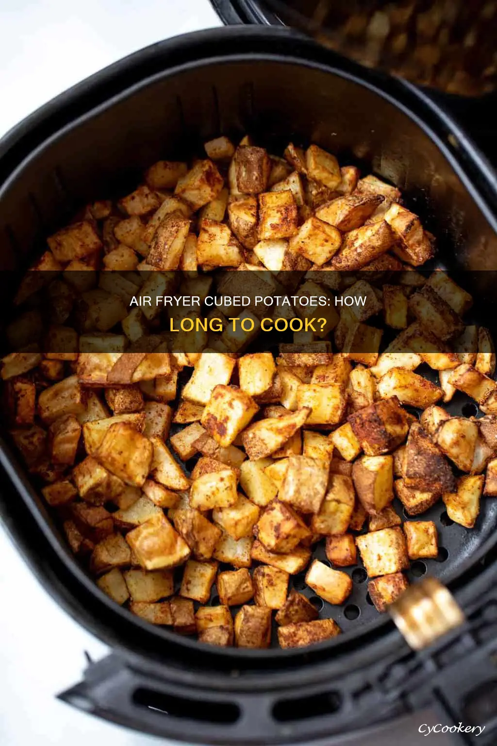 how long for cubed potatoes in air fryer