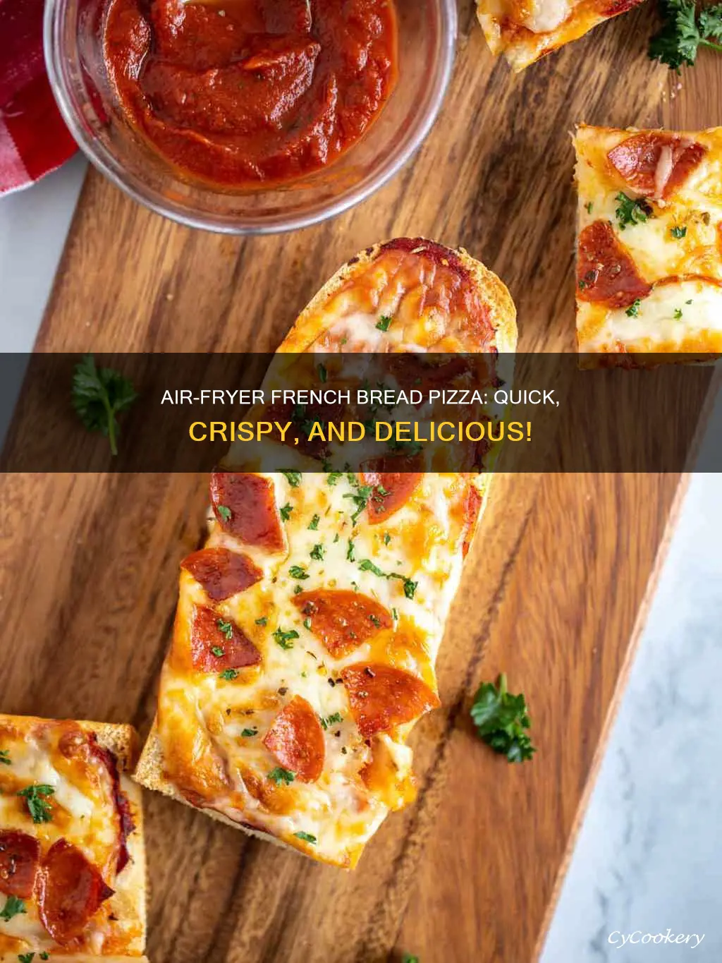 how long for french bread pizza in air fryer