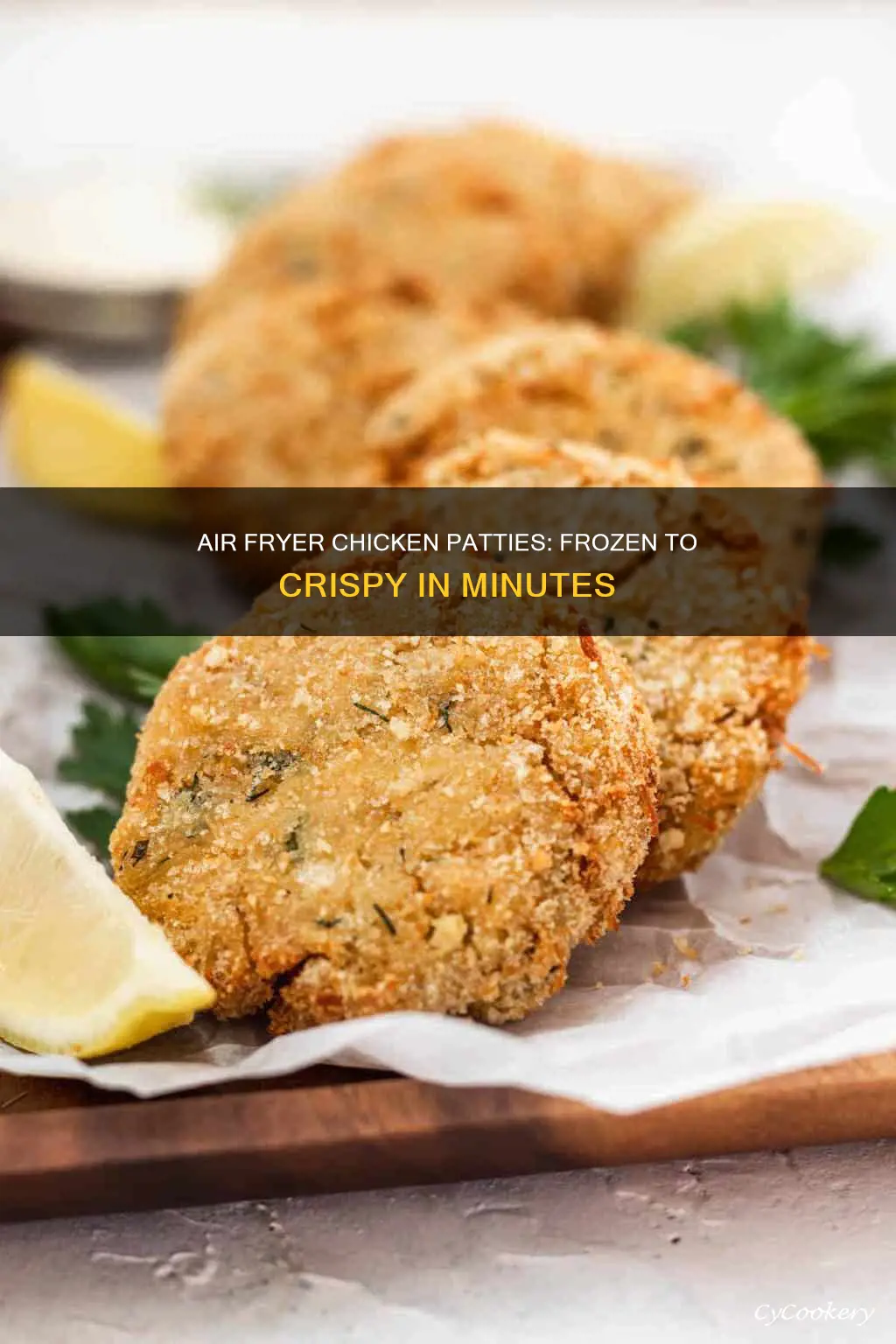 how long for frozen chicken patties in air fryer