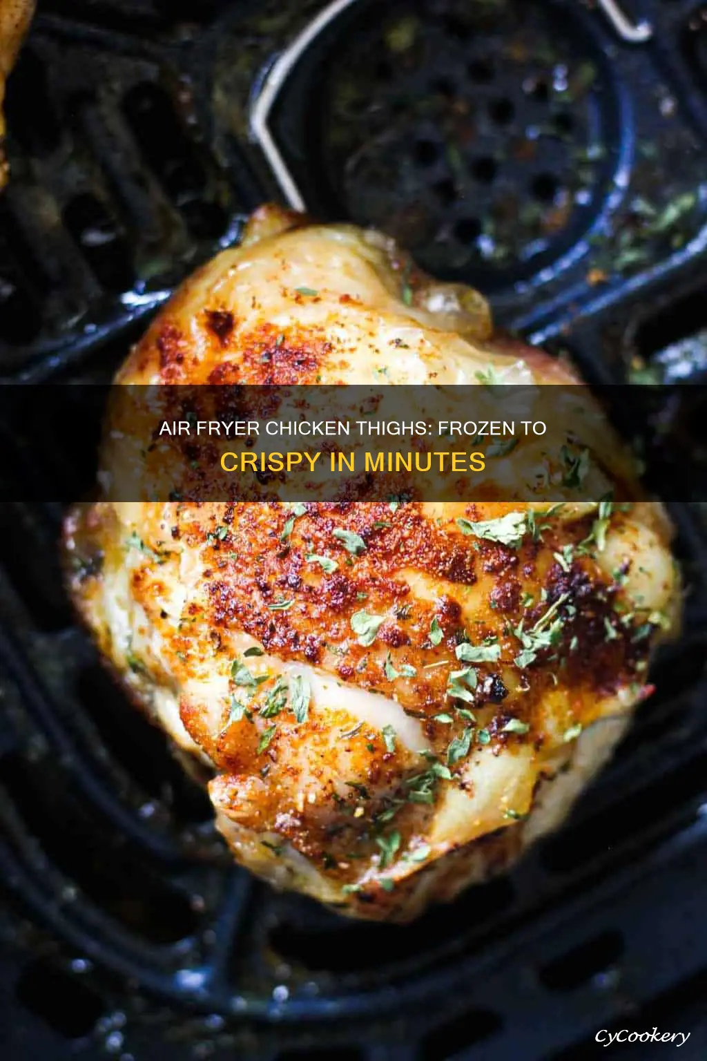 how long for frozen chicken thighs in air fryer