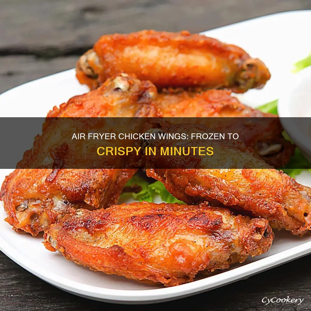 how long for frozen chicken wings in air fryer