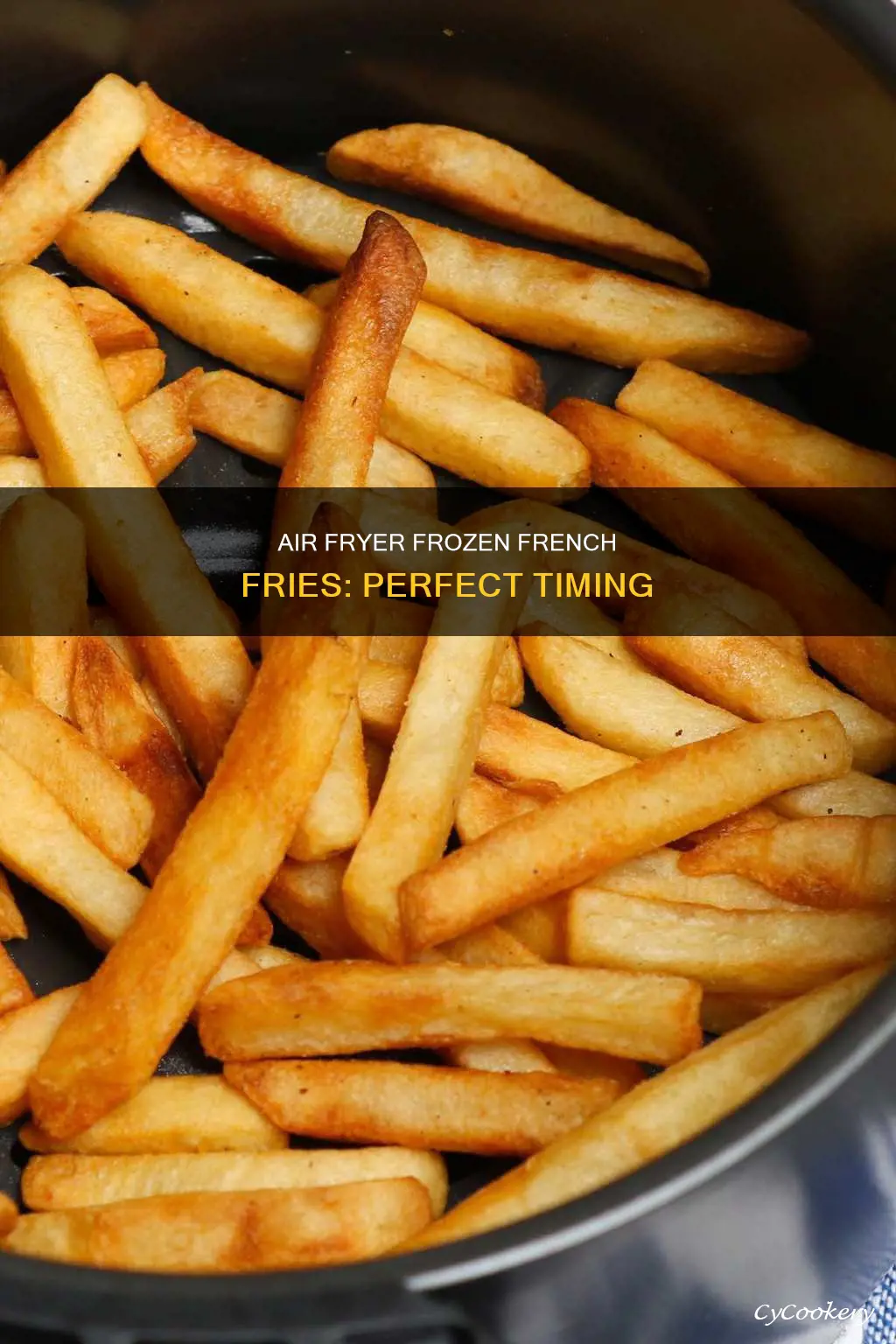 how long for frozen french fries in air fryer