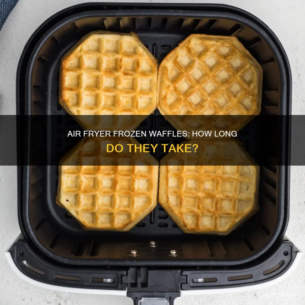 how long for frozen waffles in air fryer