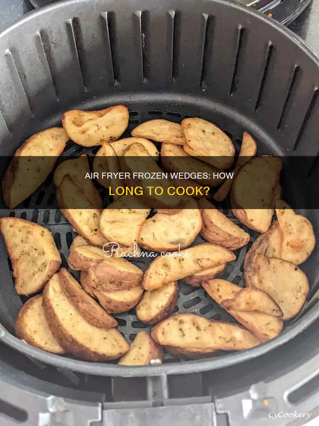 how long for frozen wedges in air fryer