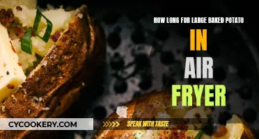 Air Fryer Baked Potato: The Perfect Large Spud Timing