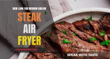 Air Fryer Medium Sirloin Steak: How Long to Cook?