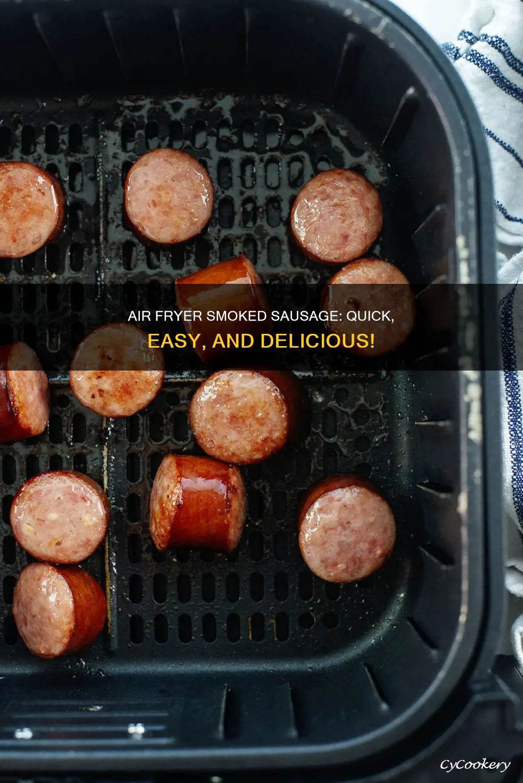 how long for smoked sausage in air fryer