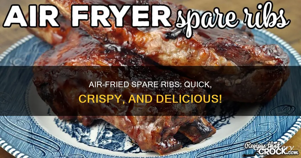 how long for spare ribs in air fryer