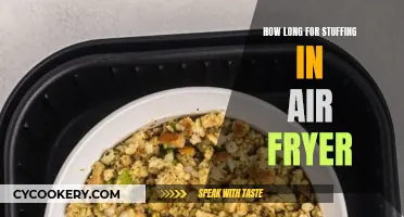 Air Fryer Stuffing: How Long Does It Take?