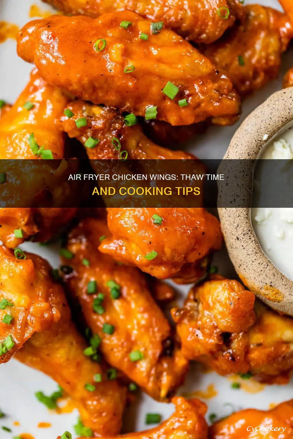 how long for thawed chicken wings in air fryer