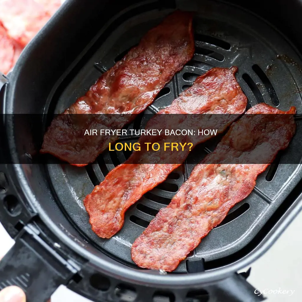 how long for turkey bacon in air fryer