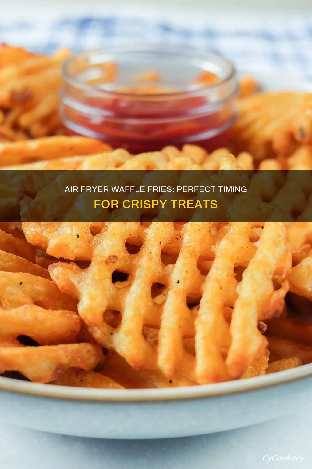 how long for waffle fries in air fryer