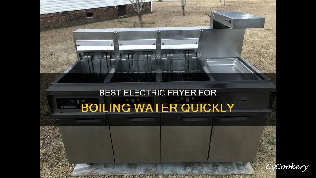 how long for water to boil in butterball electric fryer