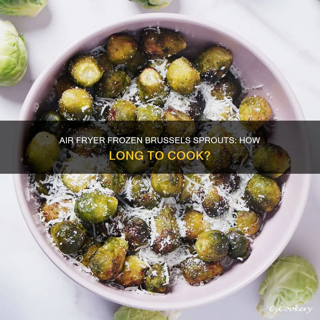 how long frozen brussel sprouts in air fryer