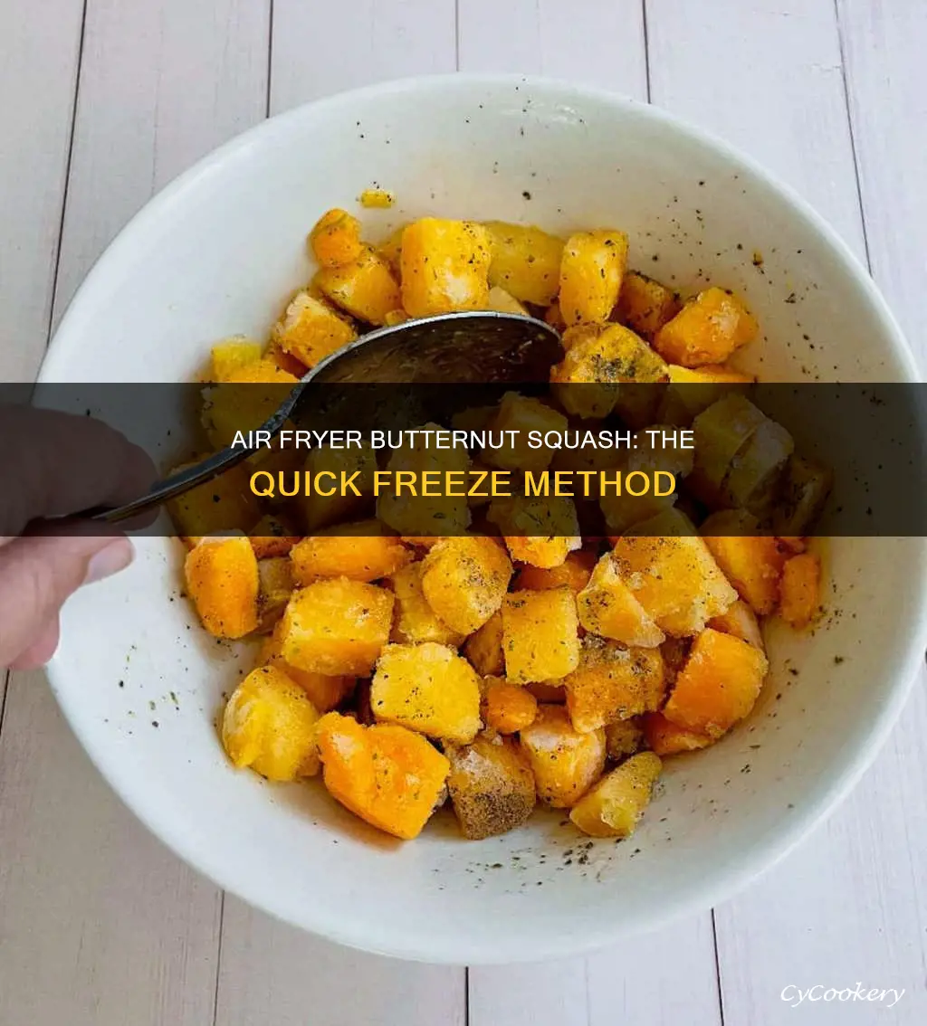 how long frozen butternut squash air fryer