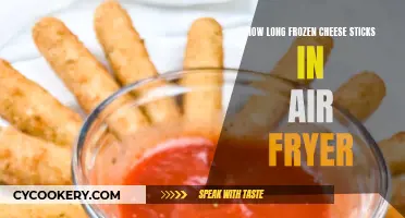 Air Fryer Frozen Cheese Sticks: How Long to Cook?